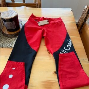 Nike Women’s Red and Black Leggings